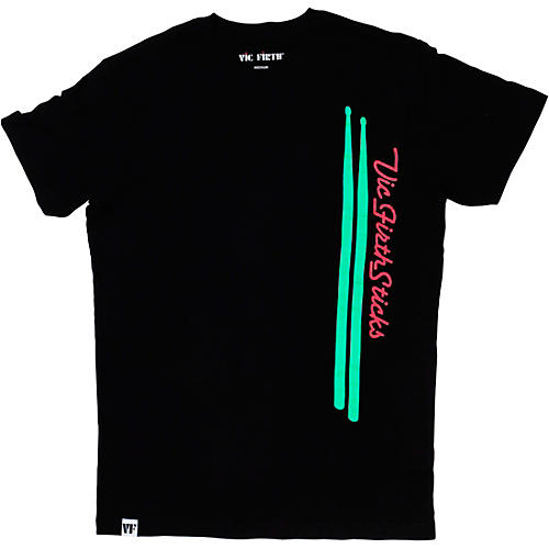 Vic Firth Limited Edition Vintage 90s T-Shirt XX Large Black