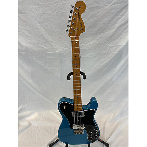 Fender Limited Edition Vintera '70s Telecaster Deluxe Solid Body Electric Guitar Lake Placid Blue