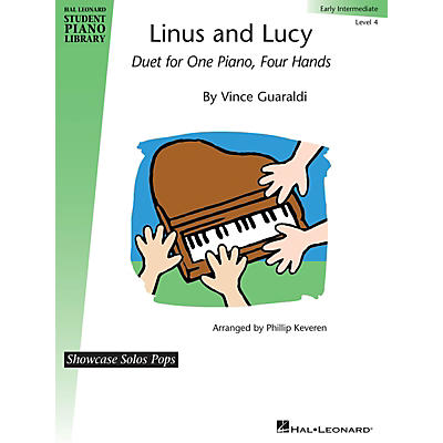 Hal Leonard Linus and Lucy Piano Library Series Book by Vince Guaraldi (Level 4)