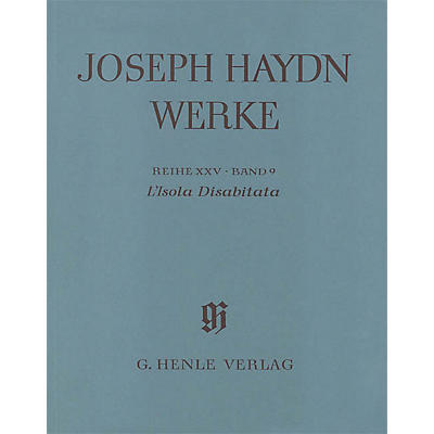 G. Henle Verlag L'isola Disabitata - Azione Teatrale HOB.XXVIII:9 Henle Complete Ed by Haydn Edited by Günter Thomas