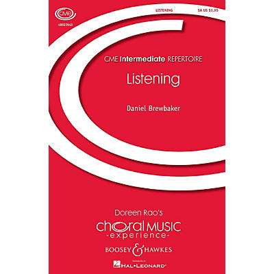 Boosey and Hawkes Listening (CME Intermediate) SA composed by Daniel Brewbaker