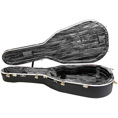 Liteflite Artist Acoustic Guitar Case - Black Shell/Silver Interior