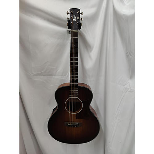 Cort Little CJ Open Pore Blackwood Acoustic Electric Guitar Blackwood Burst