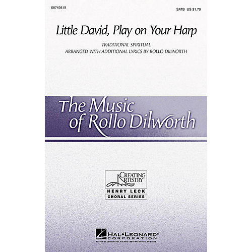 Hal Leonard Little David, Play on Your Harp SATB arranged by Rollo Dilworth