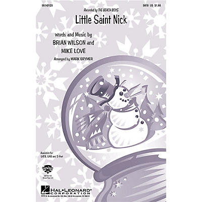 Hal Leonard Little Saint Nick SAB by Beach Boys Arranged by Mark Brymer