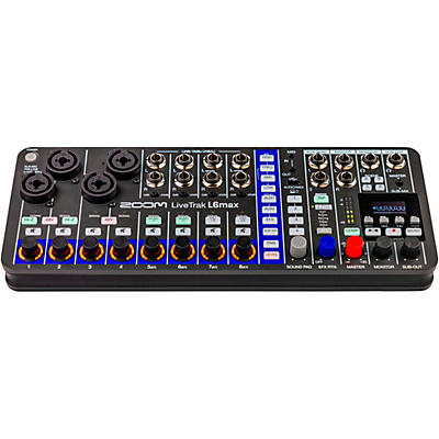Zoom LiveTrak L6Max 12-Channel Mixer and Recorder
