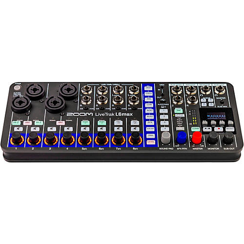 Zoom LiveTrak L6Max 12-Channel Mixer and Recorder