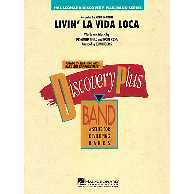 Hal Leonard Livin La Vida Loca - Discovery Plus Concert Band Series Level 2 arranged by John Higgins