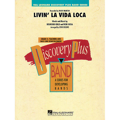 Hal Leonard Livin La Vida Loca - Discovery Plus Concert Band Series Level 2 arranged by John Higgins