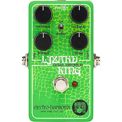 Electro-Harmonix Lizard King Octave Fuzz Effects Pedal Green