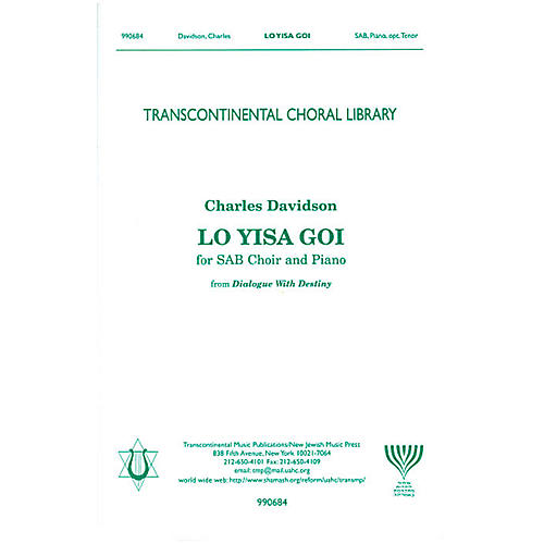 Lo Yisa Goi SAB composed by Charles Davidson