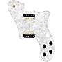 920D Custom Loaded Pickguard for '72 Deluxe Telecaster With Uncovered Roughnecks Humbuckers White Pearl