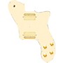 920d Custom Loaded Pickguard for '72 Deluxe Telecaster with Gold Roughnecks Humbuckers Aged White