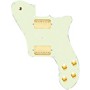 920d Custom Loaded Pickguard for '72 Deluxe Telecaster with Gold Roughnecks Humbuckers Mint Green