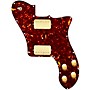 920d Custom Loaded Pickguard for '72 Deluxe Telecaster with Gold Roughnecks Humbuckers Tortoise