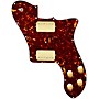 920d Custom Loaded Pickguard for '72 Deluxe Telecaster with Gold Smoothies Humbuckers Tortoise