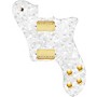 920d Custom Loaded Pickguard for '72 Deluxe Telecaster with Gold Smoothies Humbuckers White Pearl