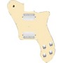 920d Custom Loaded Pickguard for '72 Deluxe Telecaster with Nickel Cool Kids Humbuckers Aged White