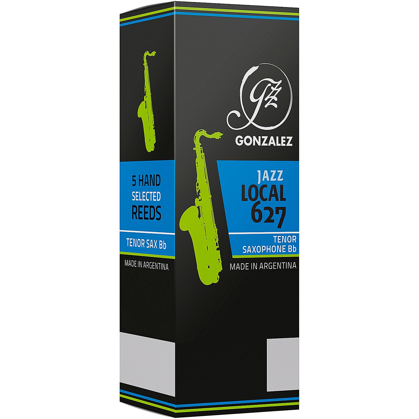 Gonzalez Local 627 Tenor Saxophone Reeds Box of 5 Strength 3 Musician