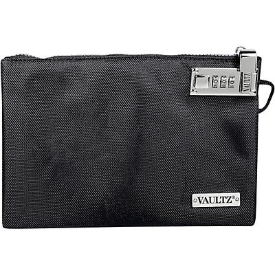 Vaultz Locking Accessories Pouch, 7x10, Black