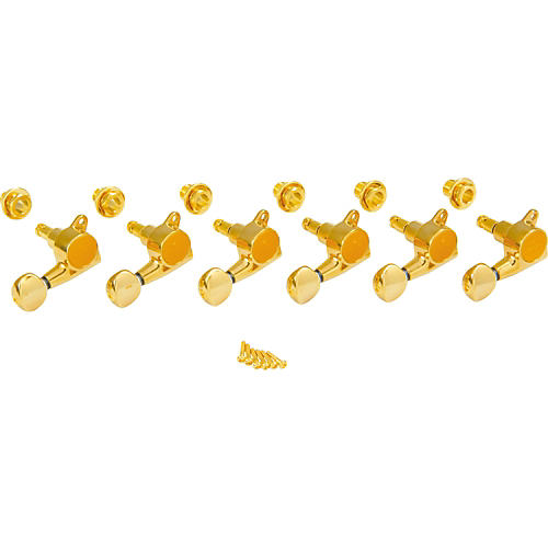 Gotoh Locking Tuners Right Hand - 6 Pack Gold