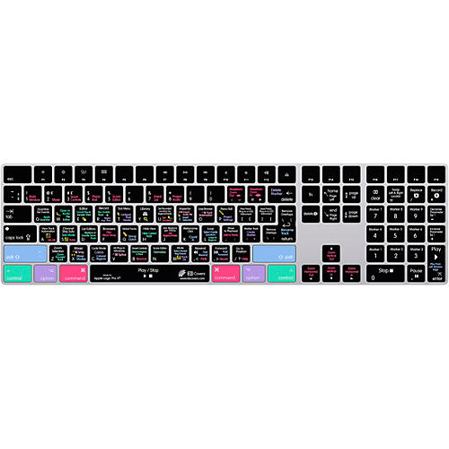 KB Covers Logic Pro X Keyboard Cover for Apple Magic Keyboard with Num Pad