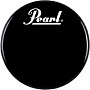 Pearl Logo Front Bass Drum Head Black 22 in.