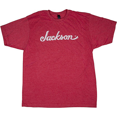 Jackson Logo Heather Red T-Shirt XX Large