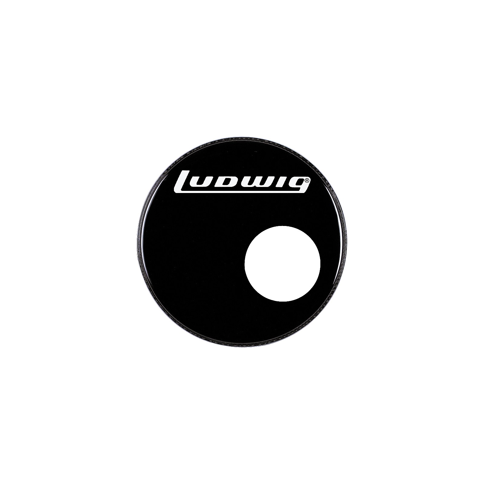 Ludwig Logo Resonance Bass Drum Head with Port Musician's Friend