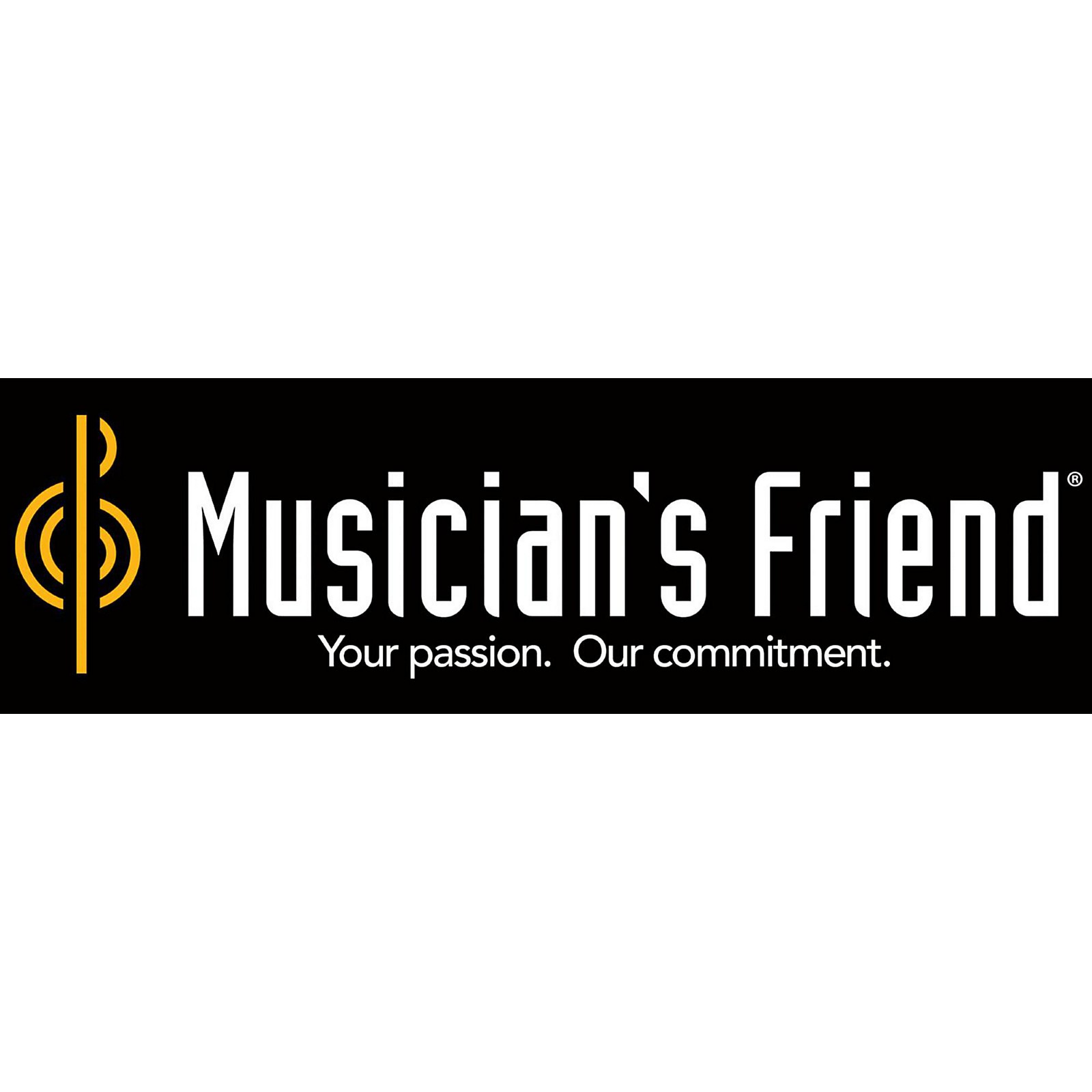 Musician S Friend Logo Sticker Musician S Friend