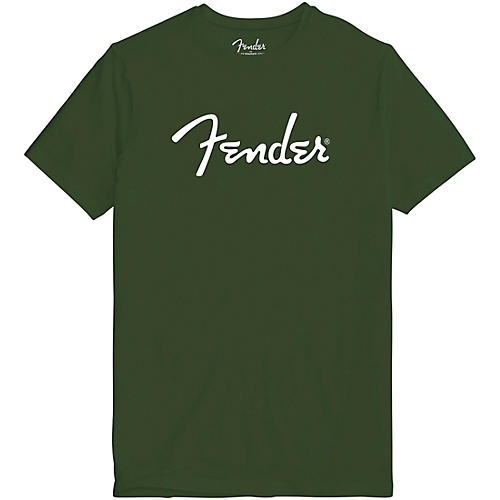 Fender Logo T-Shirt Large Green