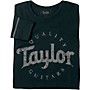 Taylor Long Sleeve Aged Logo Tee Medium Black/Gray