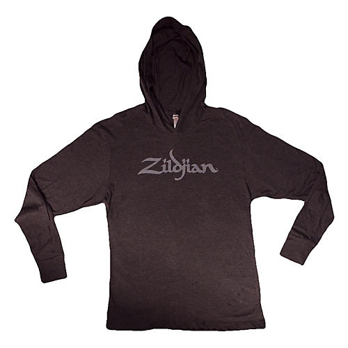 Long Sleeve Hooded Shirt, Black