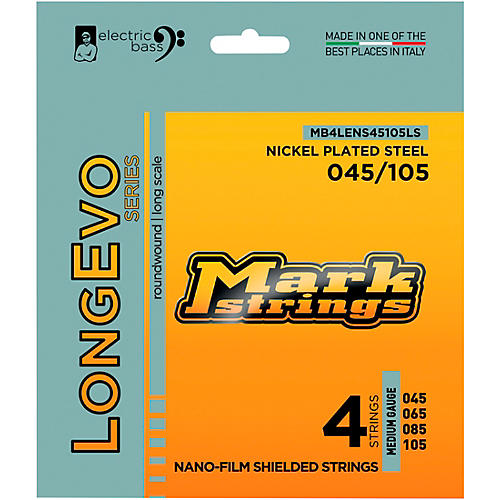 Markbass Longevo Series Nano Film Shielded Electric Bass Strings (45 - 105)