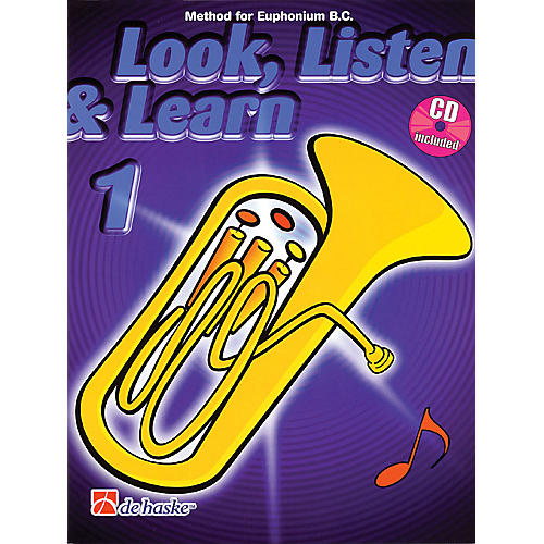 Look, Listen & Learn - Method Book Part 1 (Euphonium (B.C.)) De Haske Play-Along Book Series