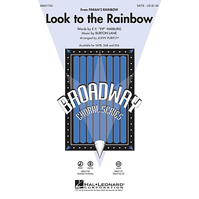 Hal Leonard Look to the Rainbow (from Finian's Rainbow) SATB arranged by John Purifoy