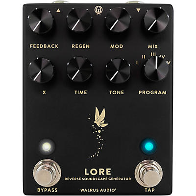 Walrus Audio Lore Reverse Soundscape Generator Delay/Reverb/Pitch/Modulation Effects Pedal