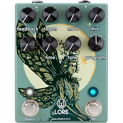 Walrus Audio Lore Reverse Soundscape Generator Delay/Reverb/Pitch/Modulation Effects Pedal