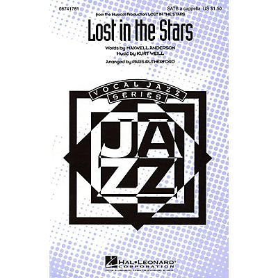 Hal Leonard Lost in the Stars SATB a cappella arranged by Paris Rutherford