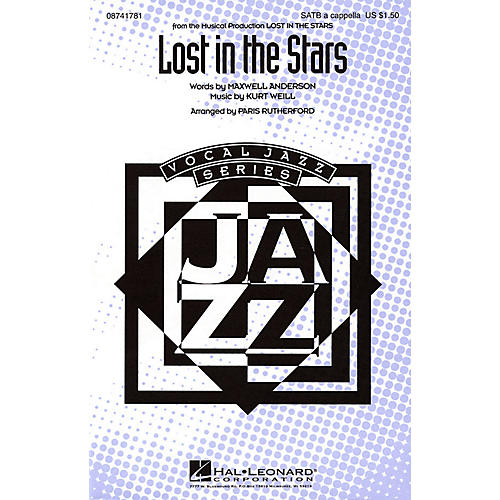 Hal Leonard Lost in the Stars SATB a cappella arranged by Paris Rutherford