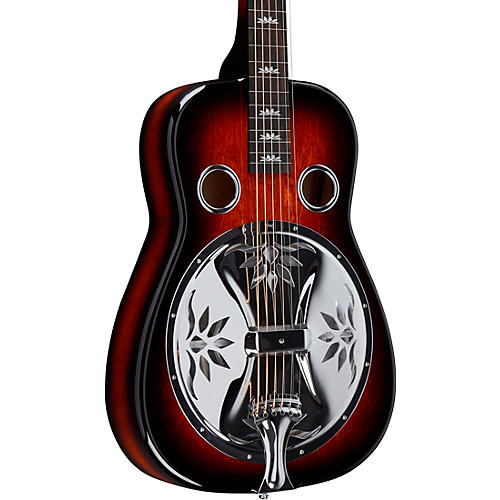 Beard Guitars Lotus Squareneck Acoustic-Electric Resonator Guitar Tobacco Burst