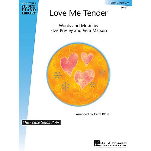 Love Me Tender Piano Library Series Performed by Elvis Presley (Level Early Elem)