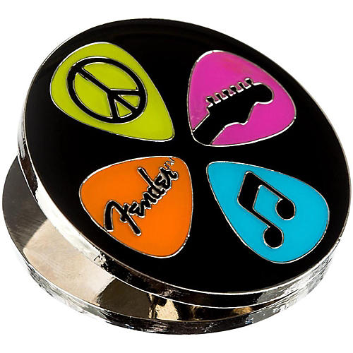 Love Peace and Music Magnet Clip