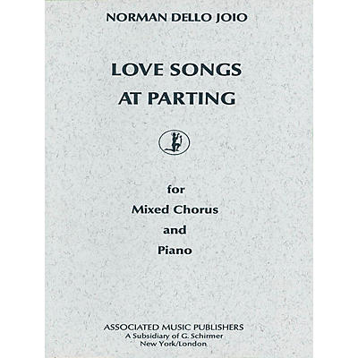 Associated Love Songs at Parting (SATB) SATB composed by Norman Dello Joio