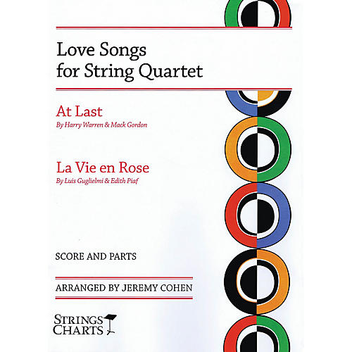 Love Songs for String Quartet String Letter Publishing Series Softcover Arranged by Jeremy Cohen