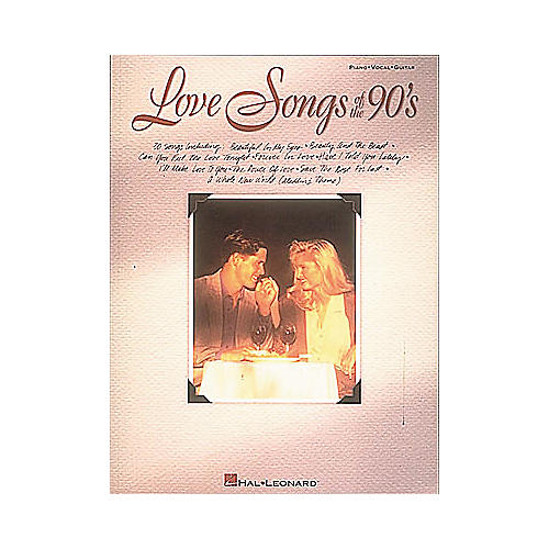 Love Songs of The 90's Piano, Vocal, Guitar Songbook