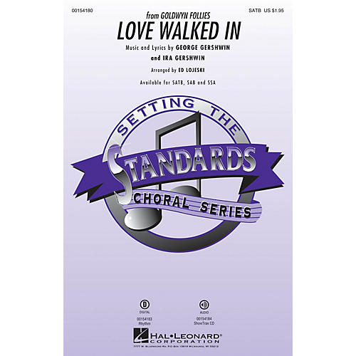 Hal Leonard Love Walked In ShowTrax CD Arranged by Ed Lojeski