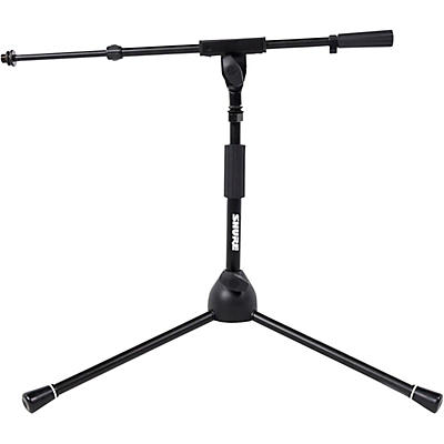 Shure Low Profile Tripod Mic Stand with Adjustable Height and Telescoping Boom