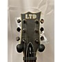 Used ESP Ltd Ec401qm Solid Body Electric Guitar Trans Black