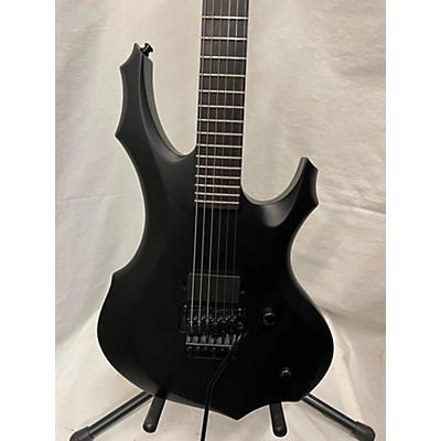 ESP Ltd F Black Metal Solid Body Electric Guitar